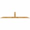 Ekena Millwork Portland Rough Sawn Timber Gable Bracket, Western Red Cedar, 96"W x 20"H x 4"D x 4"F, 5/12 Pitch GBW096X20X0404POR00RWR - alternate 1